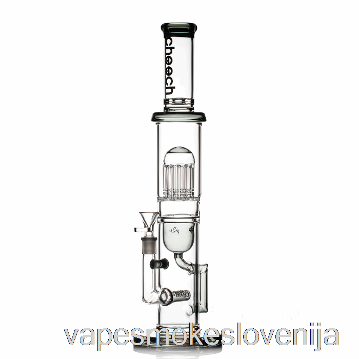Vape Slovenija Cheech Glass Tree Recycler Big Rig Bong Black